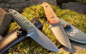 Knives with G-10 handles