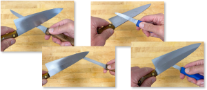 Blade to blade field sharpening