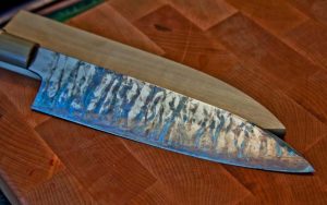 Patina on blade