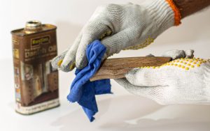 Danish oil coating