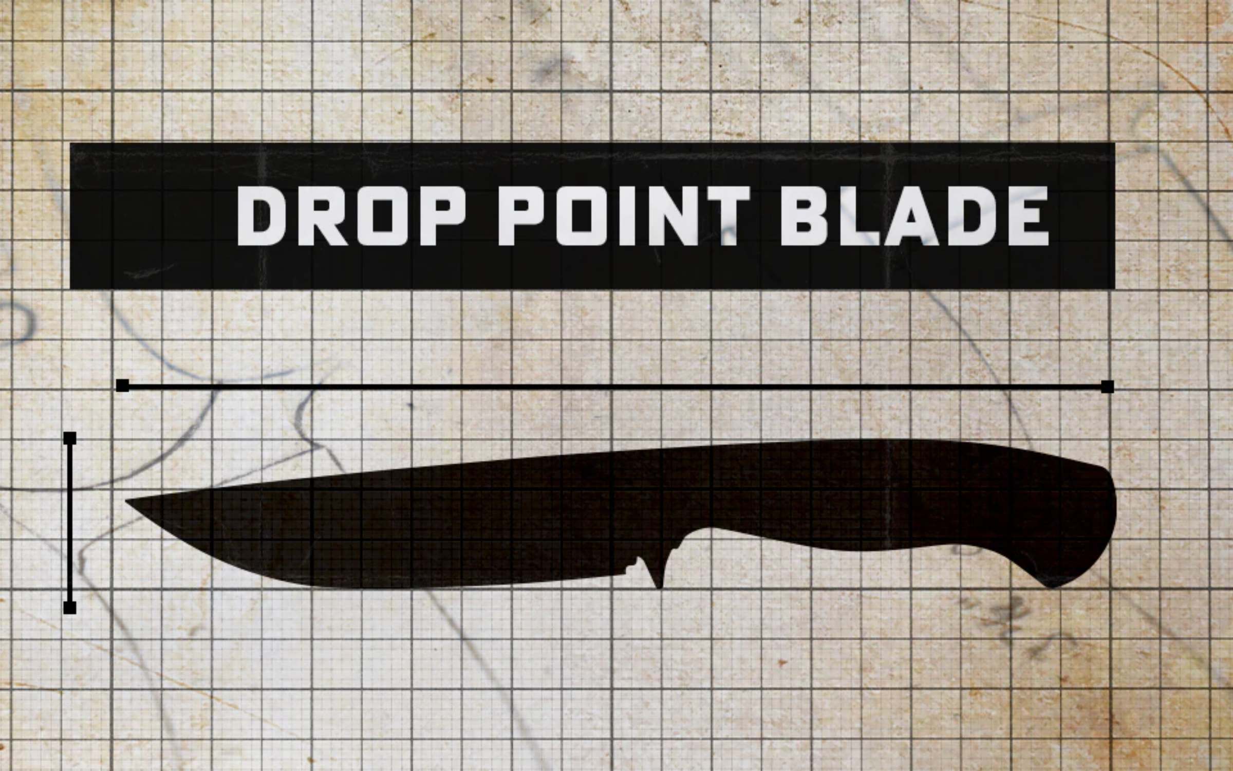 Drop Point blade