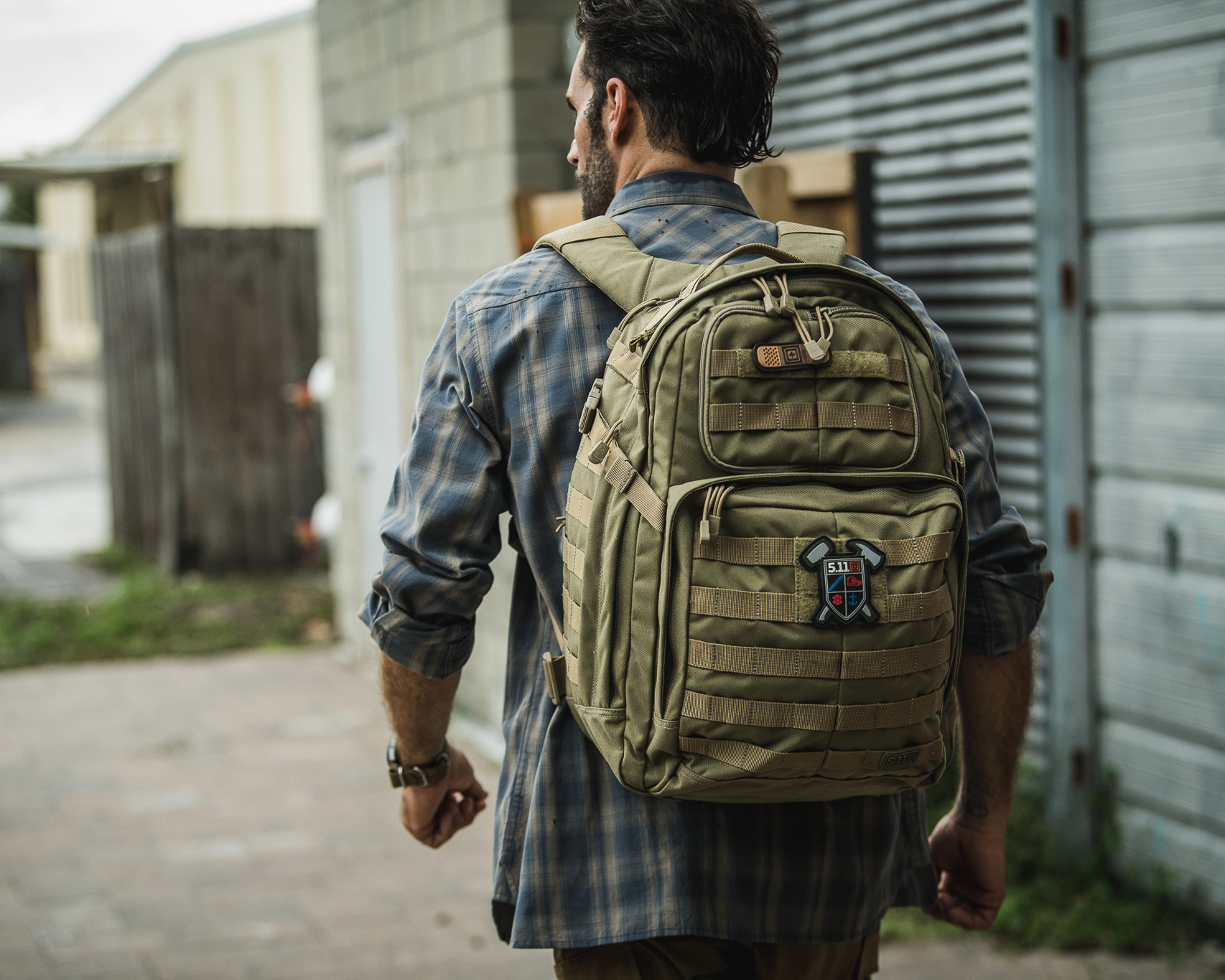 Backpack with MOLLE